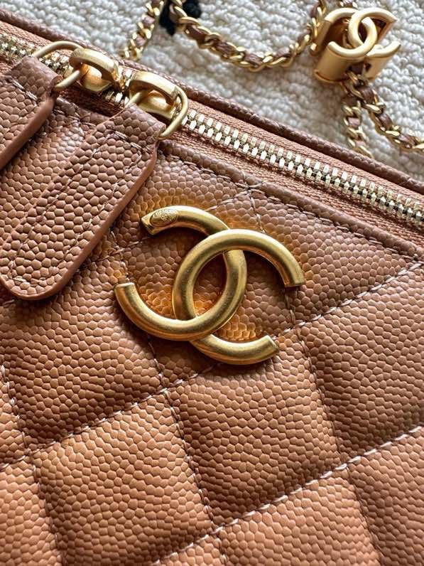 Сумка Chanel Vanity 17 см з зернистої шкірою фото 2