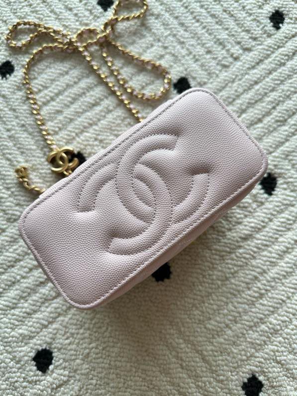 Сумка Chanel Vanity 17 см з зернистої шкірою фото 4