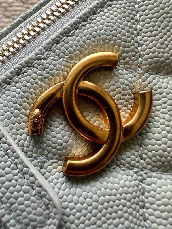 Сумка Chanel Vanity 17 см с зернистой кожей фото 5