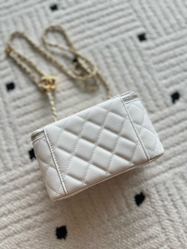 A bag Chanel Vanity 17 cm from grained skin фото 5