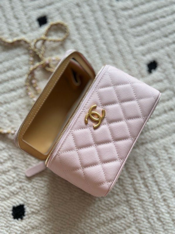 Сумка Chanel Vanity 17 см з зернистої шкірою фото 6