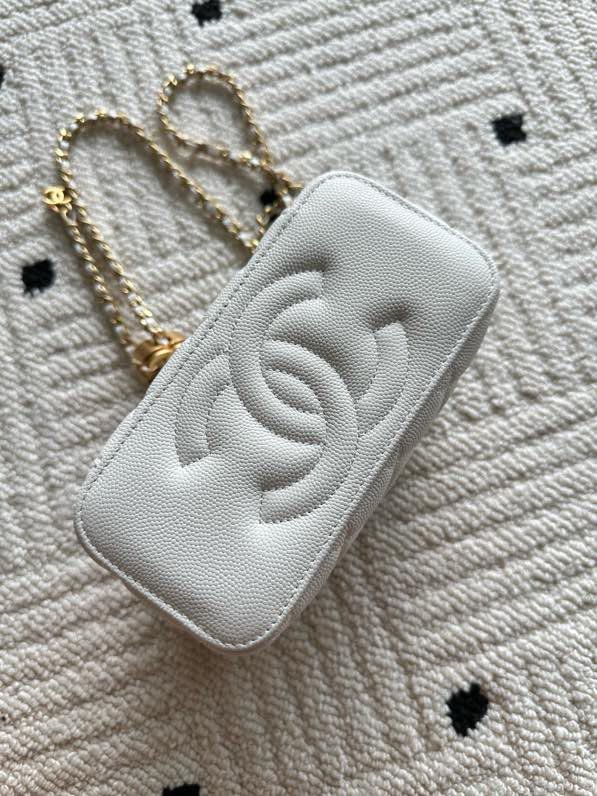 A bag Chanel Vanity 17 cm from grained skin фото 6