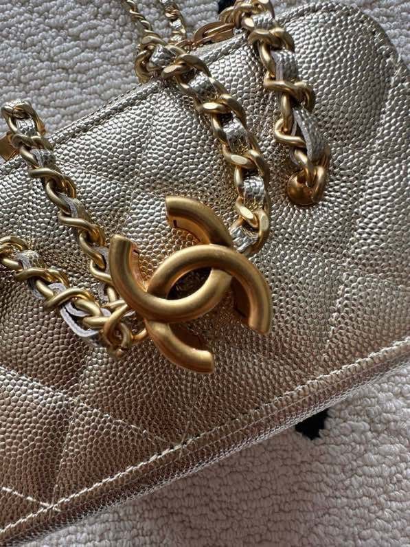 Сумка Chanel Vanity 17 см с зернистой кожей фото 7