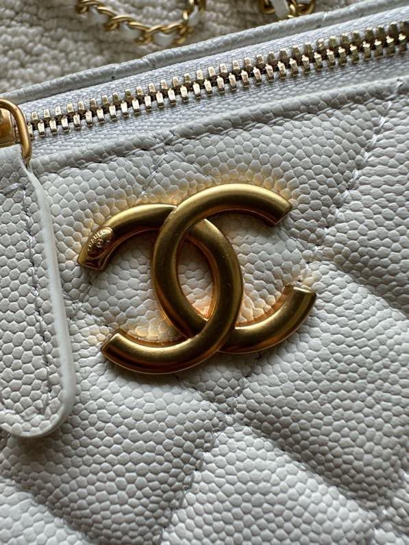 A bag Chanel Vanity 17 cm from grained skin фото 8