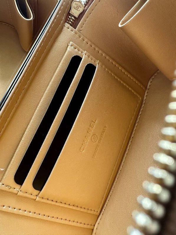 Сумка Chanel Vanity 17 см з зернистої шкірою фото 9