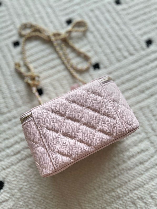 Сумка Chanel Vanity 17 см з зернистої шкірою фото 9