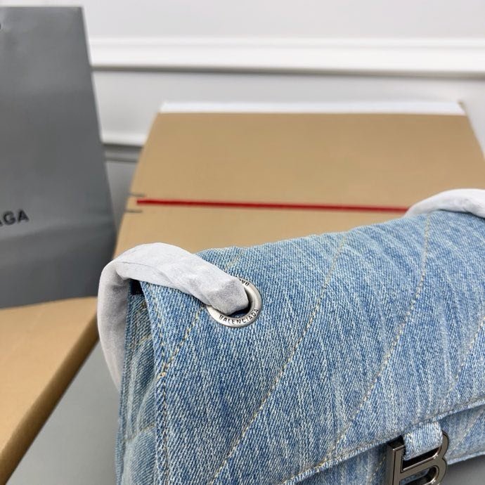 Сумка через плечо Crush джинсовая 25 см фото 2