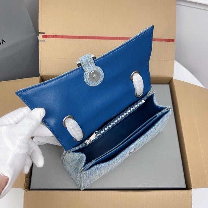 Сумка через плечо Crush джинсовая 25 см фото 9