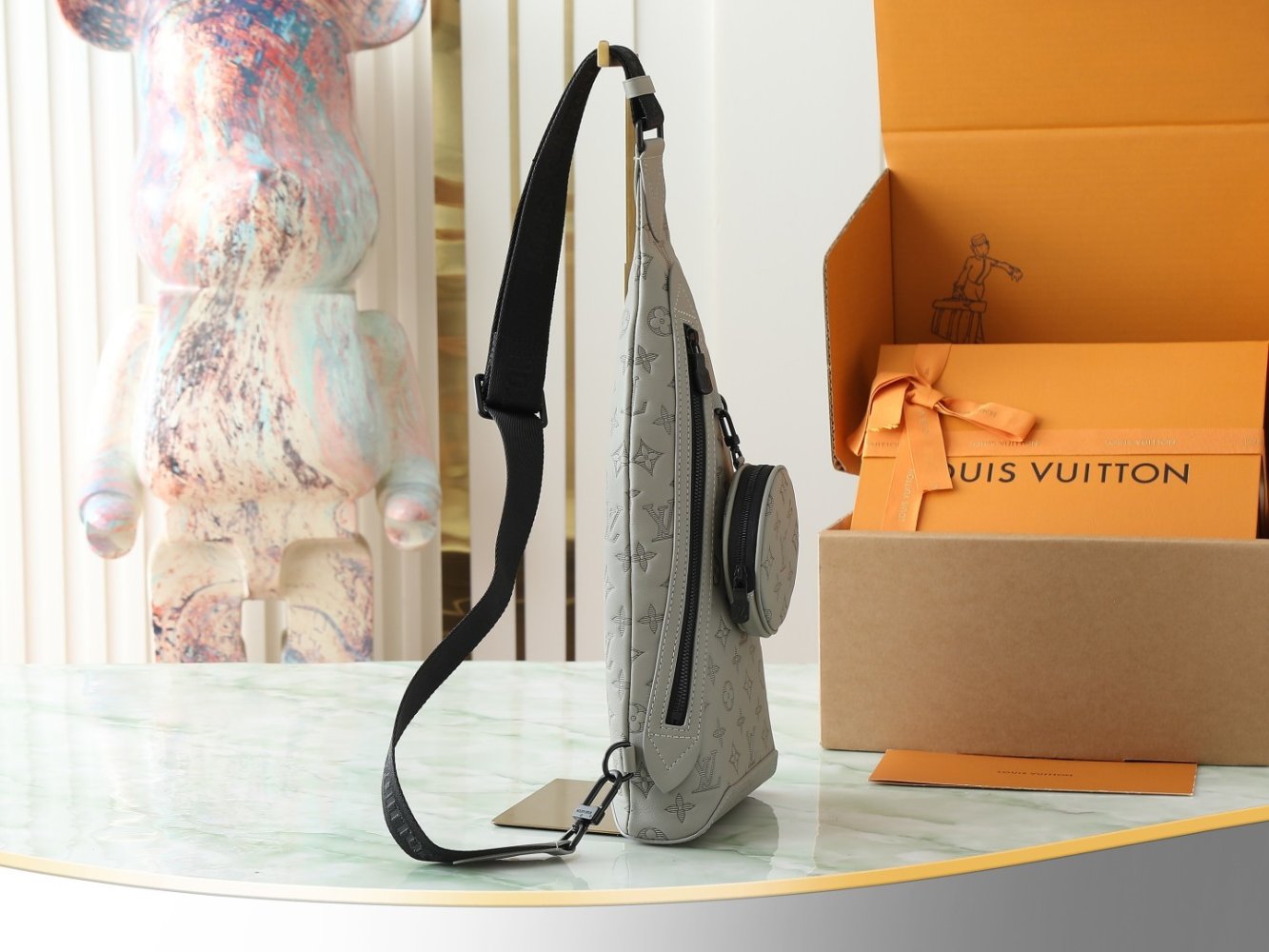 Сумка через плечо Duo кожаная фото 2