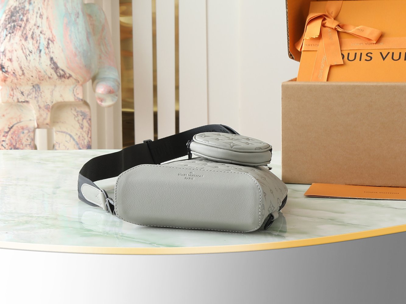 Сумка через плечо Duo кожаная фото 4