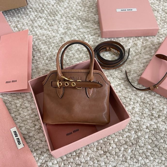 Сумка через плечо кожаная 13 см