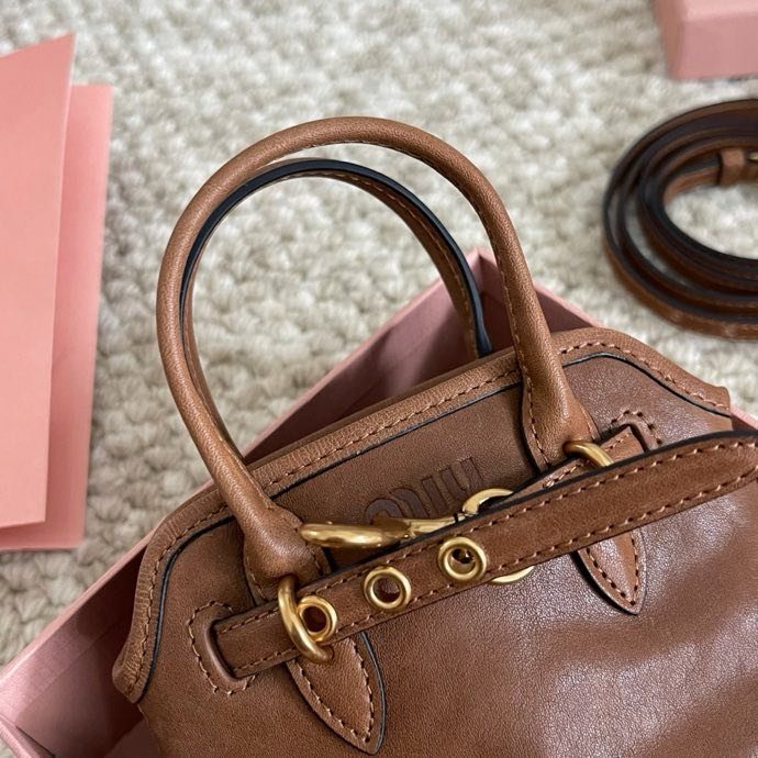 Сумка через плечо кожаная 13 см фото 7