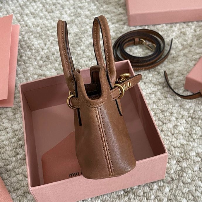 Сумка через плечо кожаная 13 см фото 8