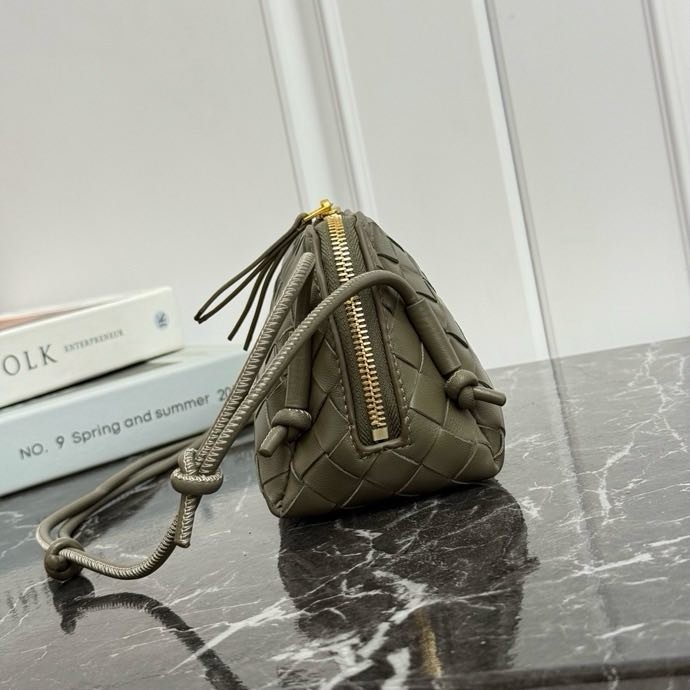 Сумка через плече шкіряна 18 см Cypress Green фото 3