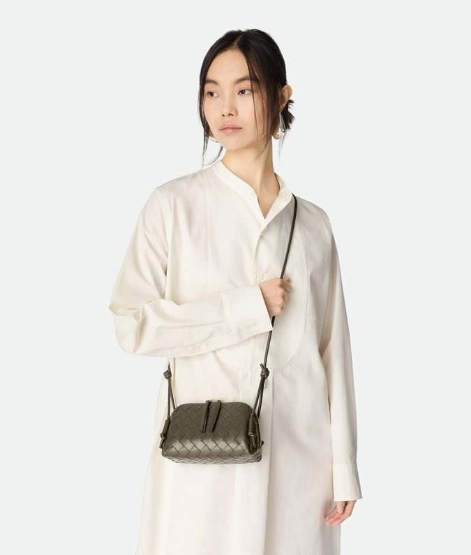 Сумка через плече шкіряна 18 см Cypress Green фото 8