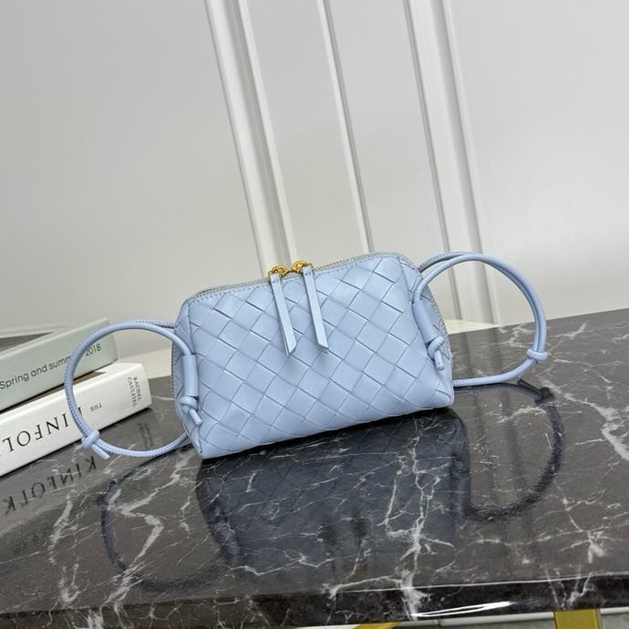 Сумка через плечо кожаная 18 см Moonlight Blue