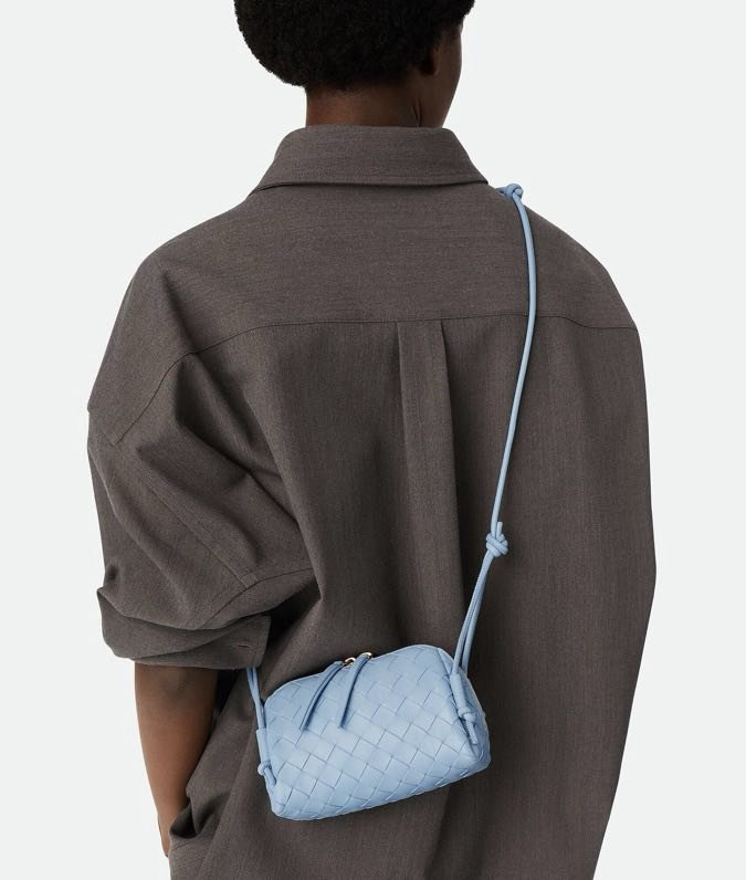 Сумка через плечо кожаная 18 см Moonlight Blue фото 4