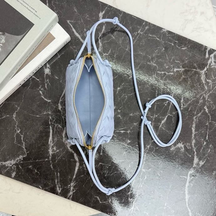 Сумка через плечо кожаная 18 см Moonlight Blue фото 7