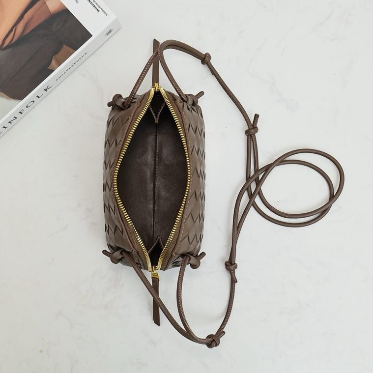 Сумка через плече шкіряна 18 см Pine Cone Brown фото 2