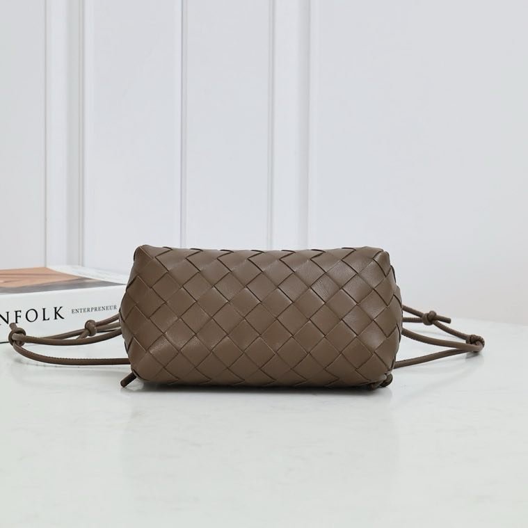 Сумка через плече шкіряна 18 см Pine Cone Brown фото 4