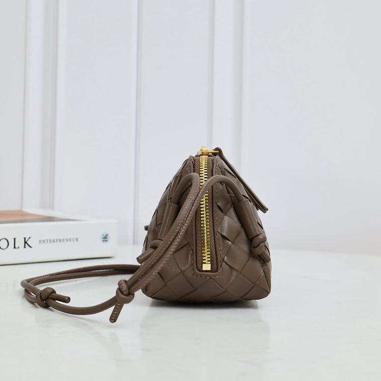 Сумка через плече шкіряна 18 см Pine Cone Brown фото 6