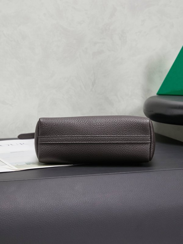 Сумка через плечо кожаная 18 см фото 3