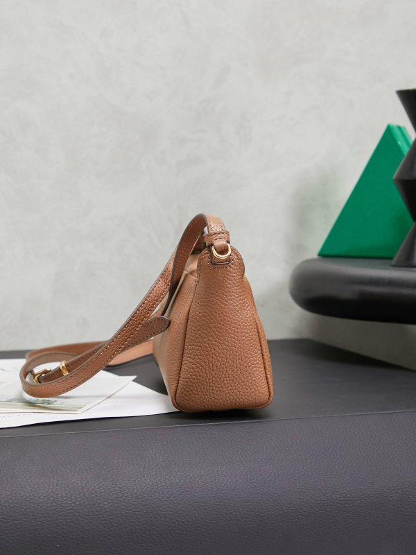 Сумка через плечо кожаная 18 см фото 3