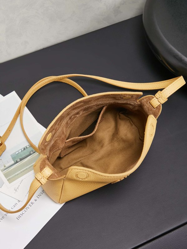 Сумка через плечо кожаная 18 см фото 7