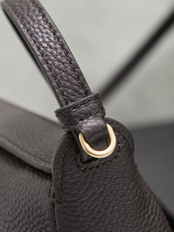 Сумка через плечо кожаная 18 см фото 7