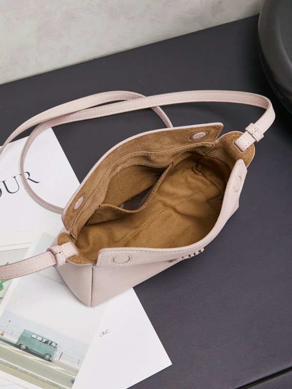 Сумка через плечо кожаная 18 см фото 8