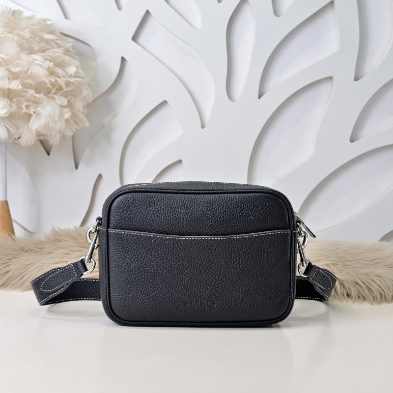 Сумка через плечо кожаная мужская 22 см фото 3