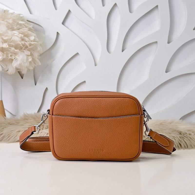 Сумка через плечо кожаная мужская 22 см фото 3