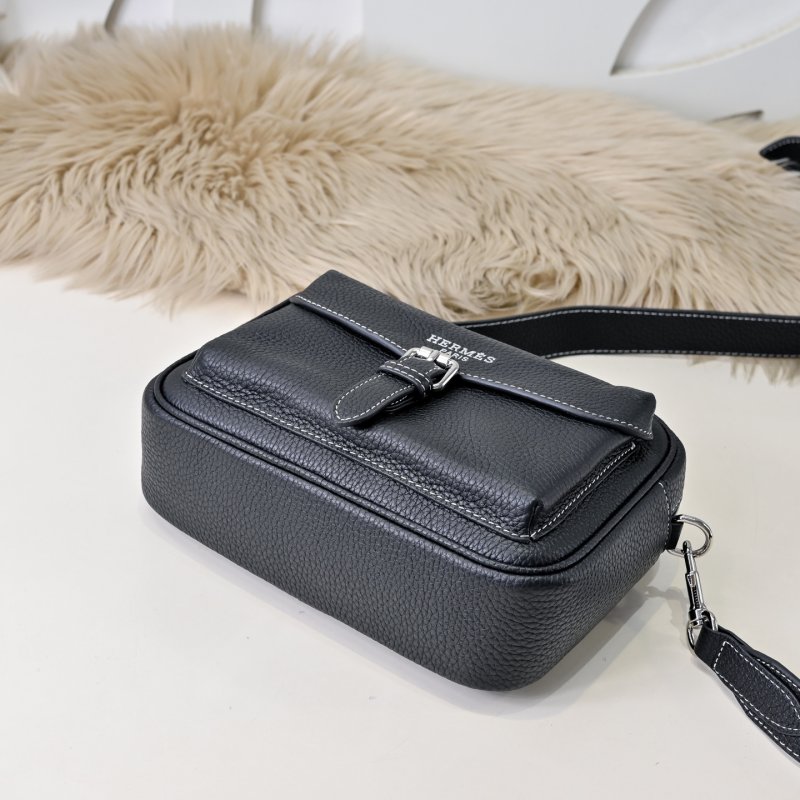 Сумка через плечо кожаная мужская 22 см фото 7