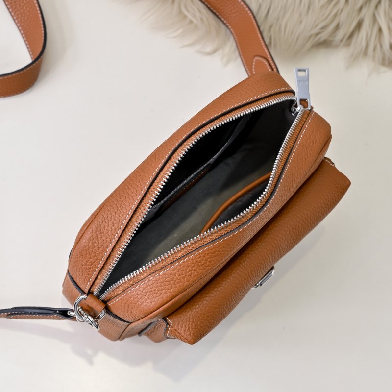 Сумка через плечо кожаная мужская 22 см фото 9