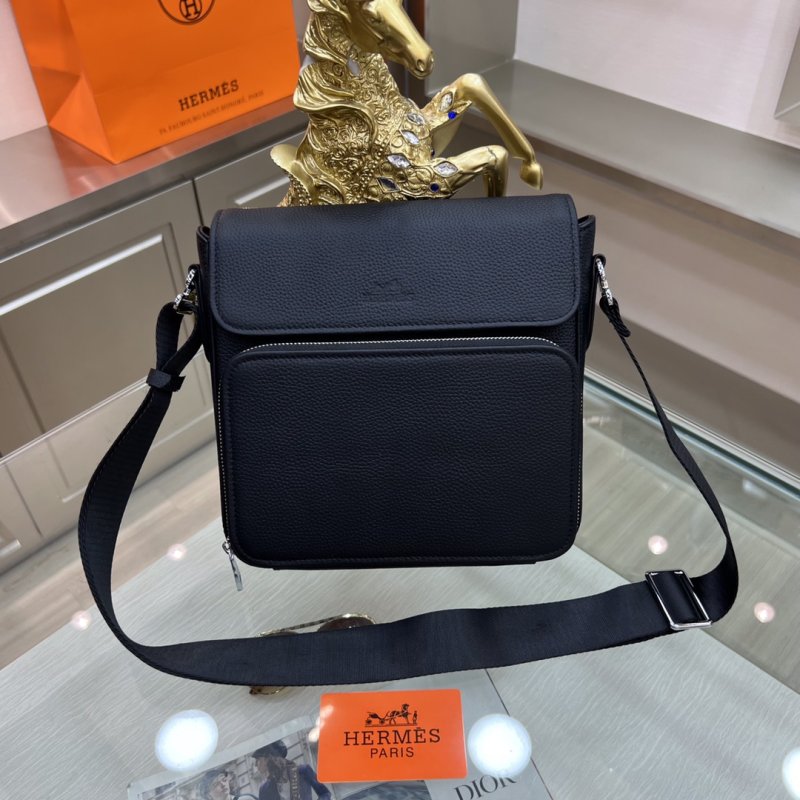 Сумка через плечо кожаная мужская 23 см фото 4