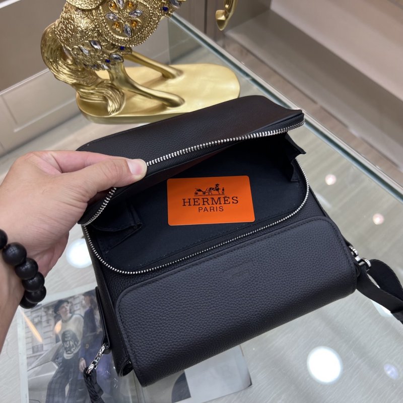 Сумка через плечо кожаная мужская 23 см фото 8