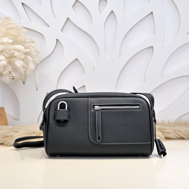 Сумка через плечо кожаная мужская 28 см