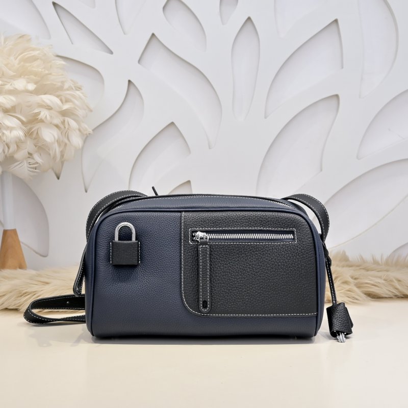 Сумка через плечо кожаная мужская 28 см