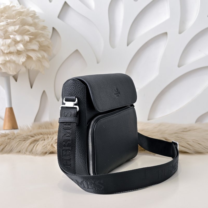 Сумка через плечо кожаная мужская 28 см фото 2