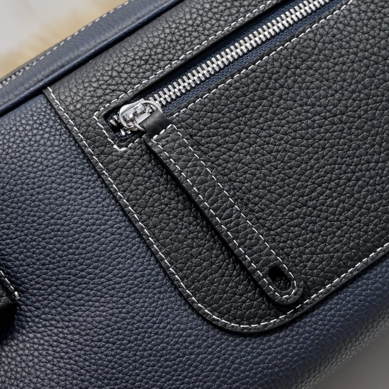 Сумка через плечо кожаная мужская 28 см фото 3