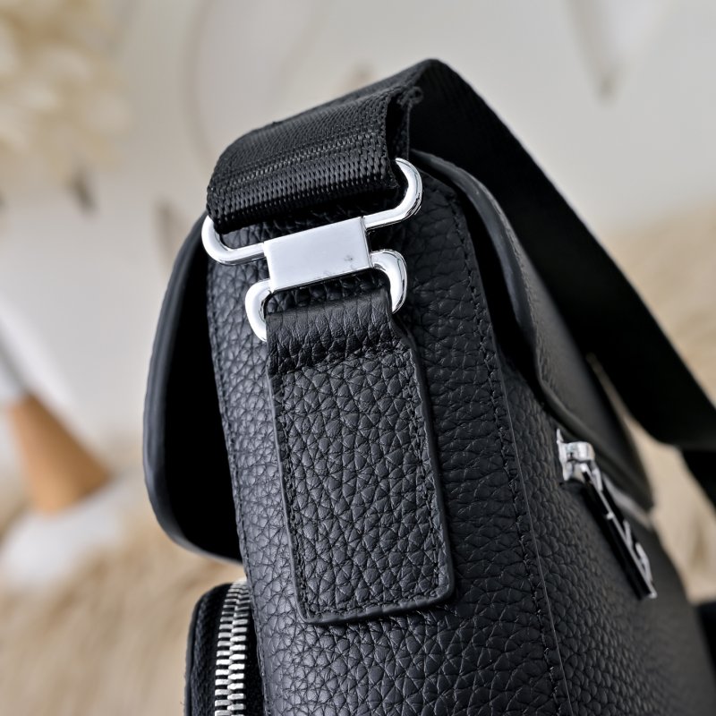 Сумка через плечо кожаная мужская 28 см фото 5