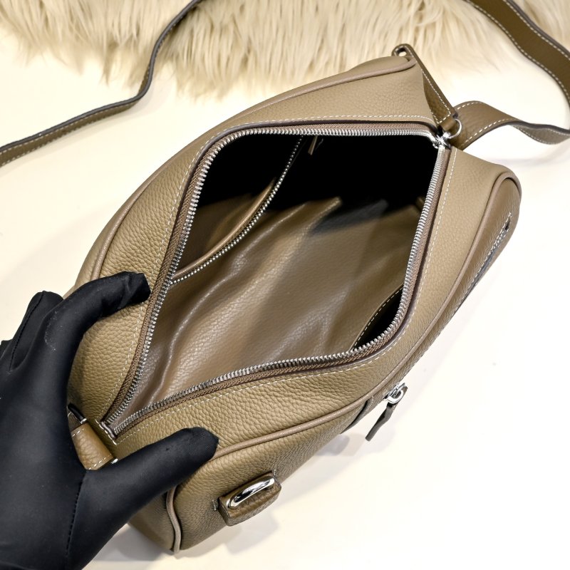 Сумка через плечо кожаная мужская 28 см фото 9