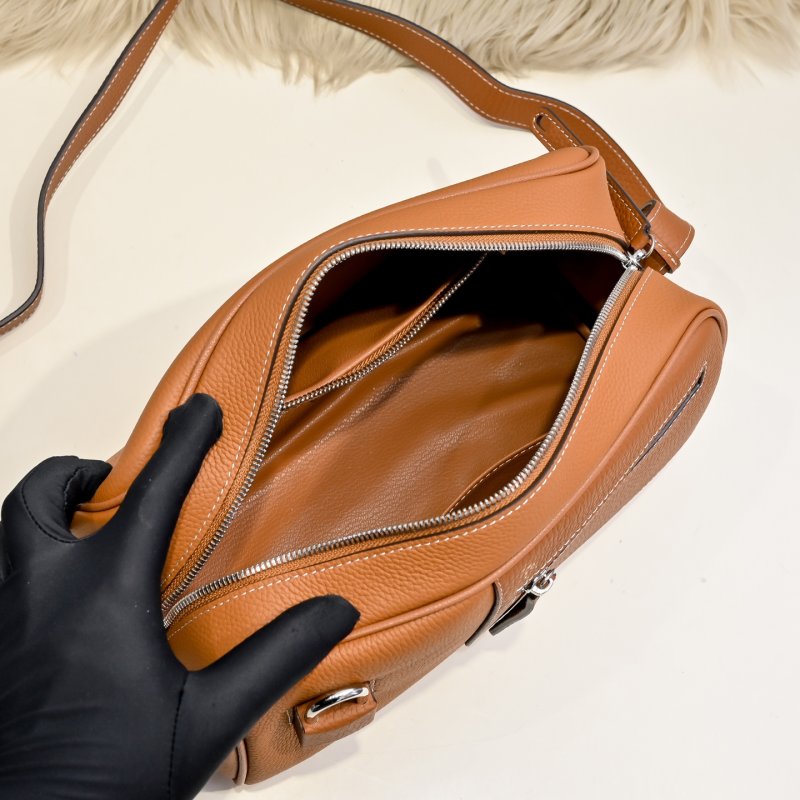 Сумка через плечо кожаная мужская 28 см фото 9