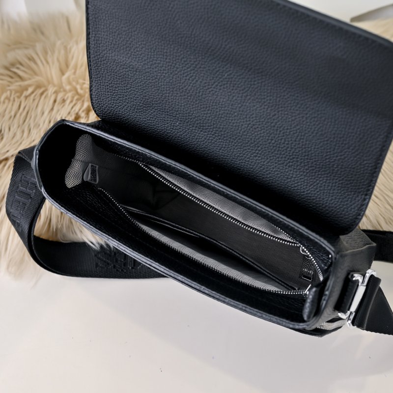 Сумка через плечо кожаная мужская 28 см фото 9