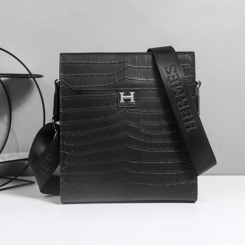 Сумка через плечо кожаная мужская