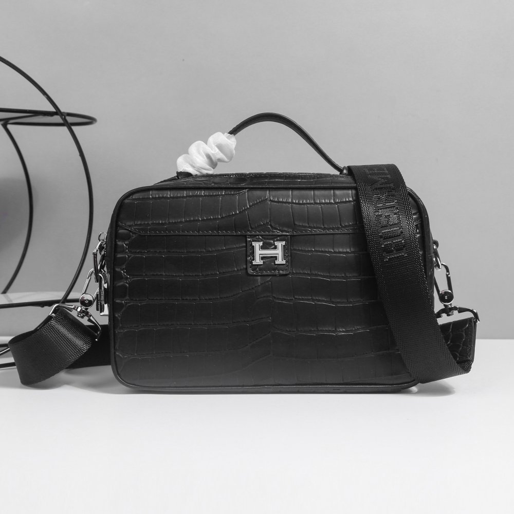 Сумка через плечо кожаная мужская