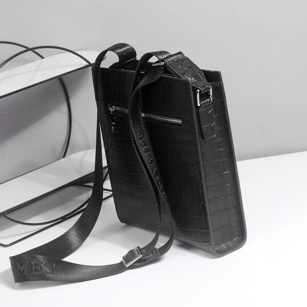 Сумка через плечо кожаная мужская фото 3