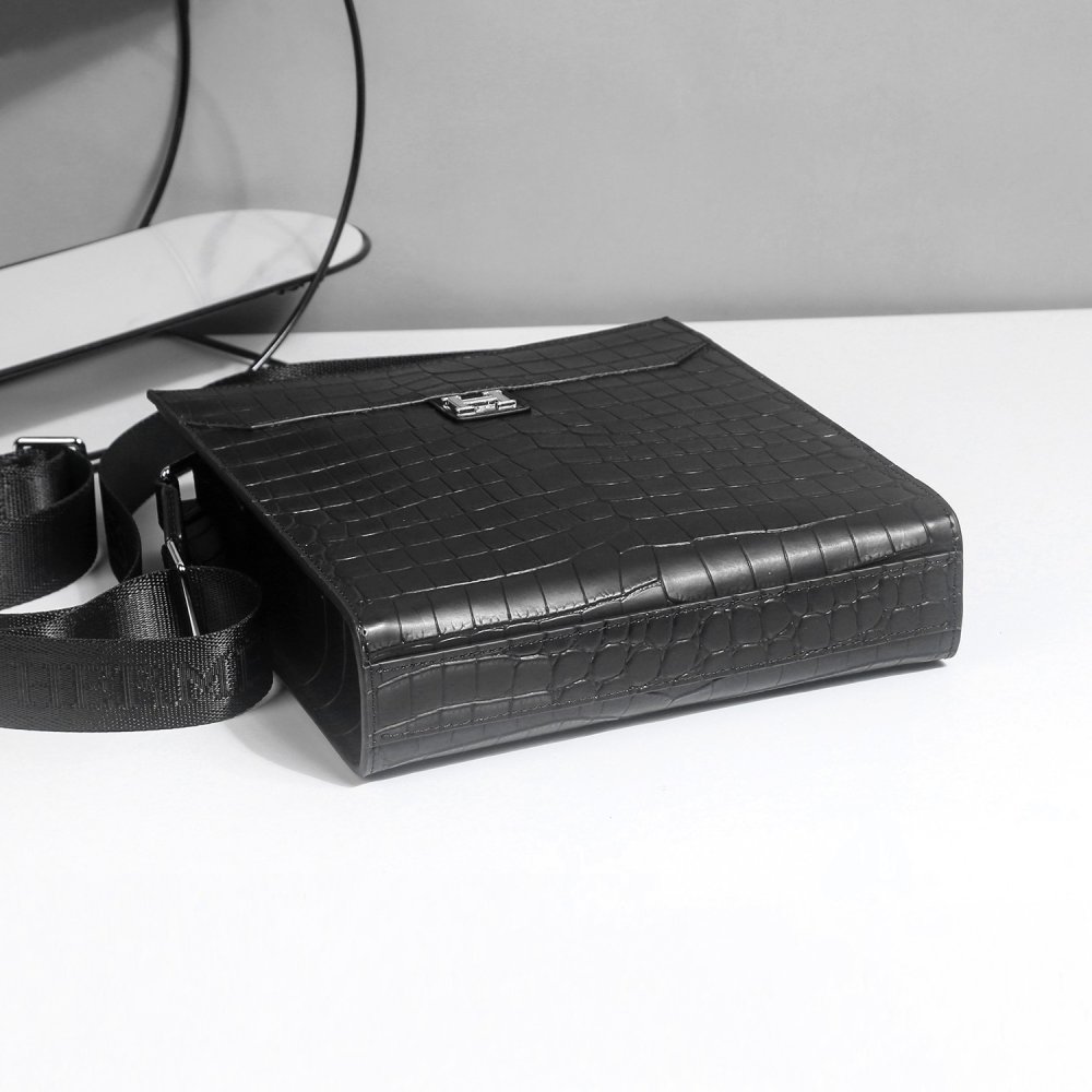 Сумка через плечо кожаная мужская фото 5