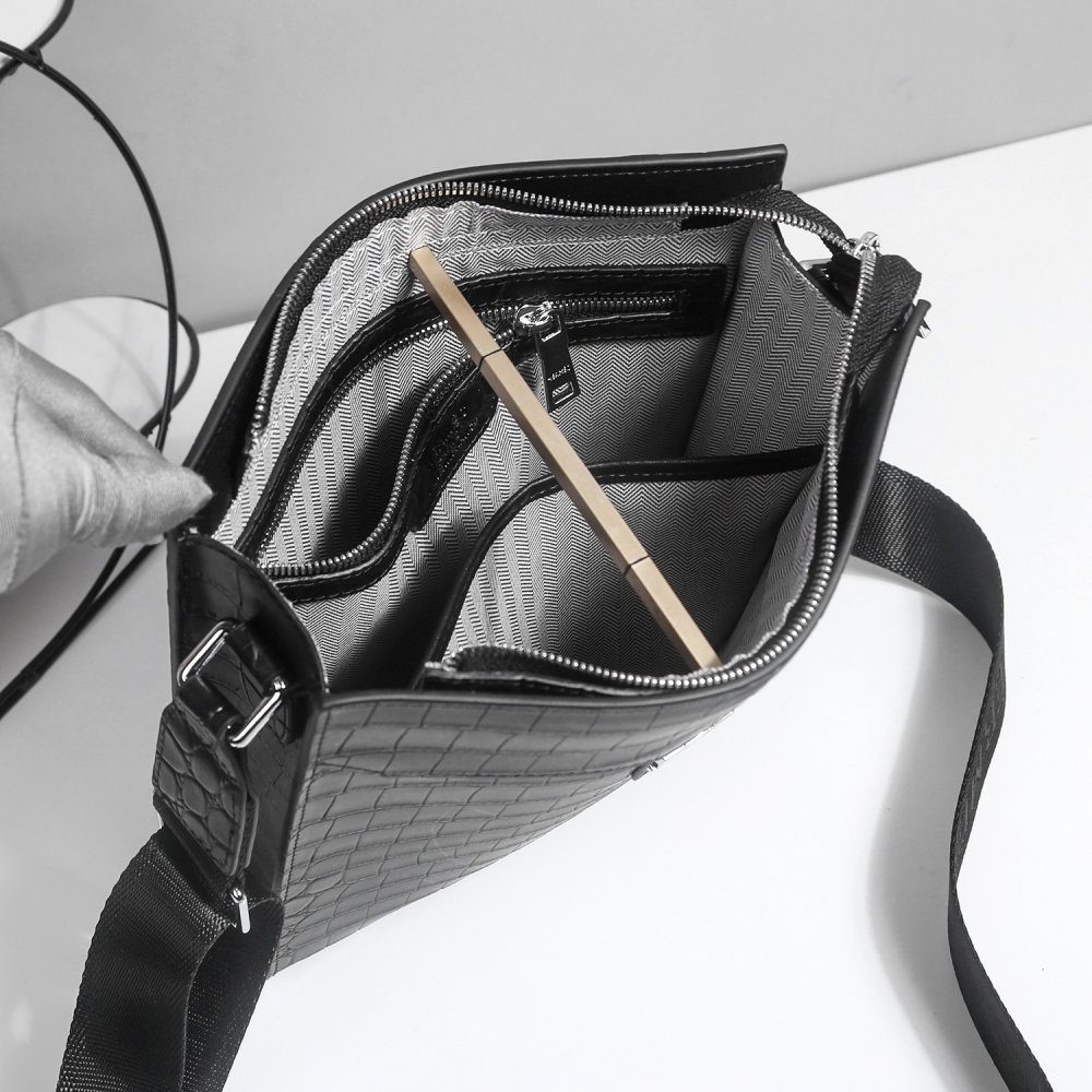 Сумка через плечо кожаная мужская фото 9