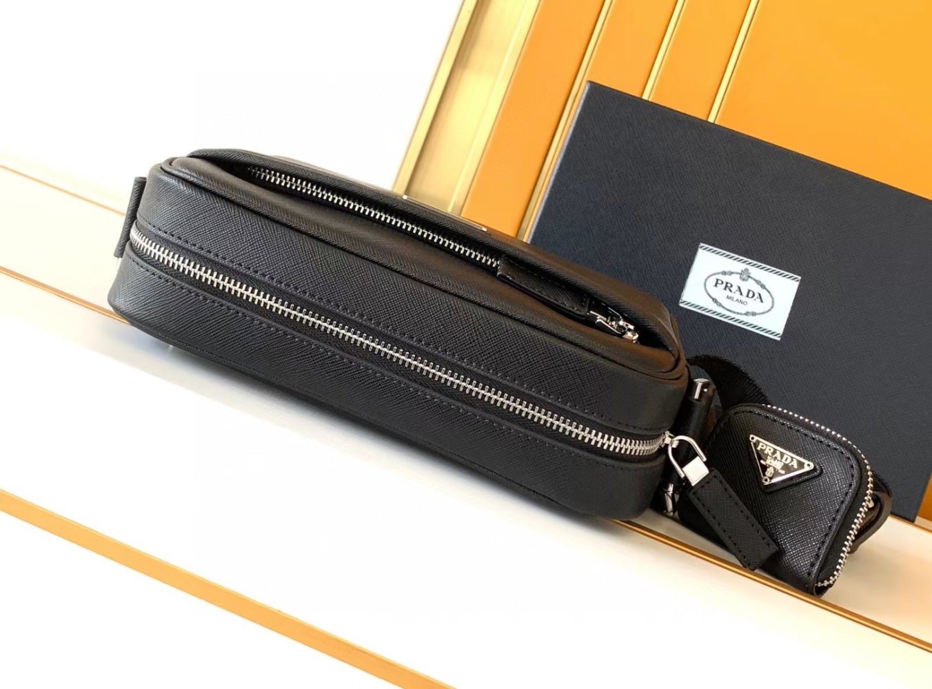 Сумка через плечо мужская 24 см фото 5